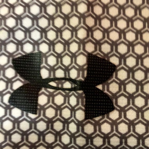 Under Armour Shorts Mens M Used Gray Cream Loose - Picture 7 of 12